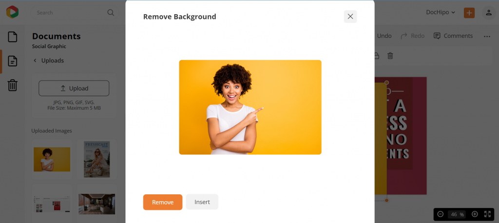 Remove Background Option