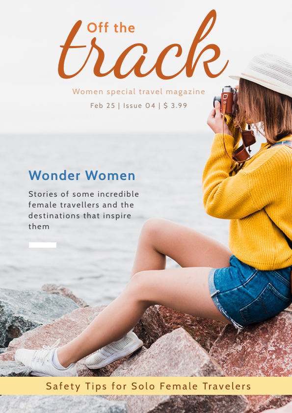 Travel Magazine Cover Template