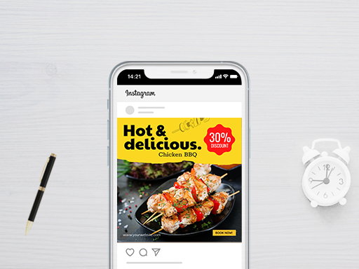 Food Instagram Ad Templates-Instagram Ad-thumb