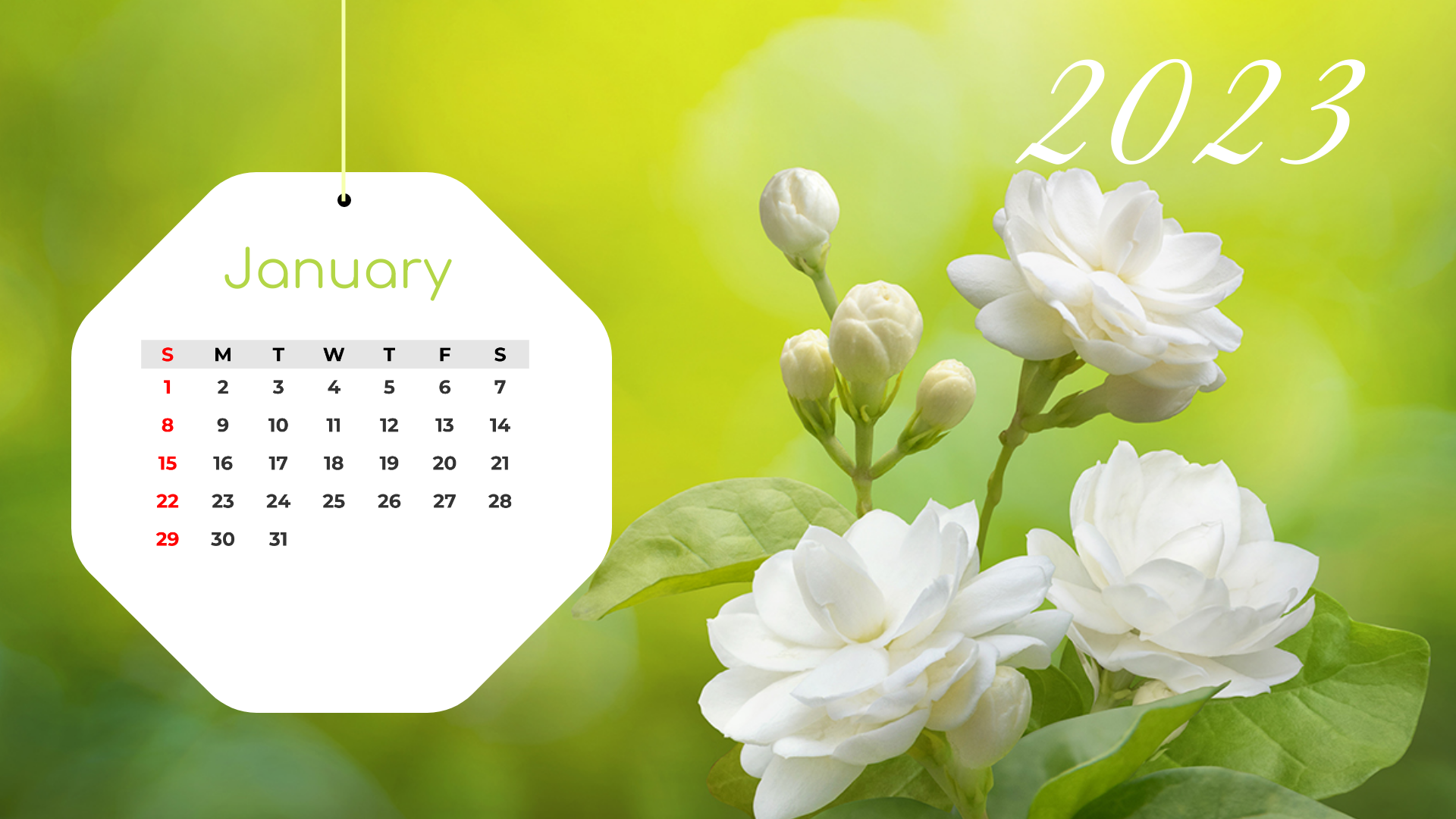 Nature Calendar Template