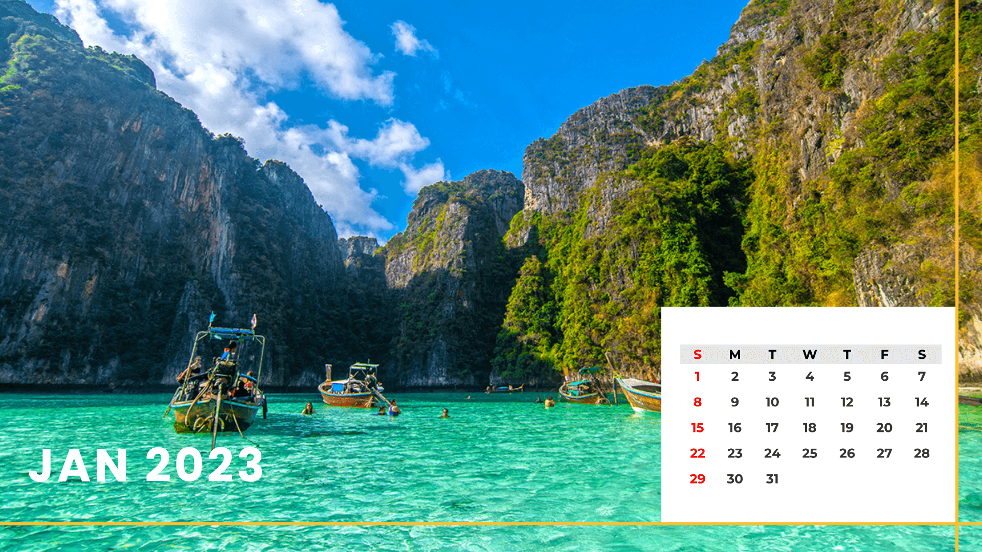 Nature Calendar Template