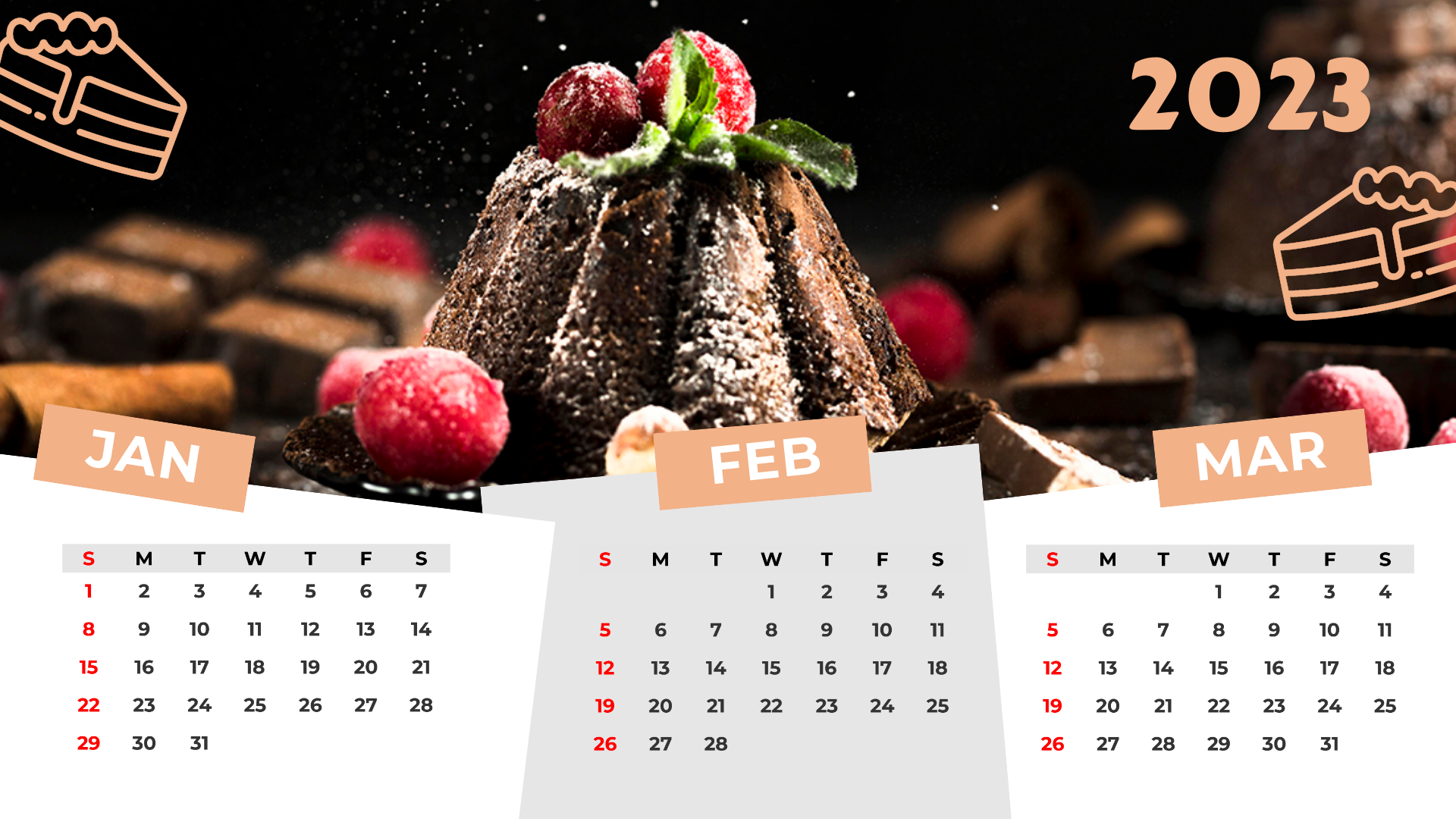 Food Calendar Template