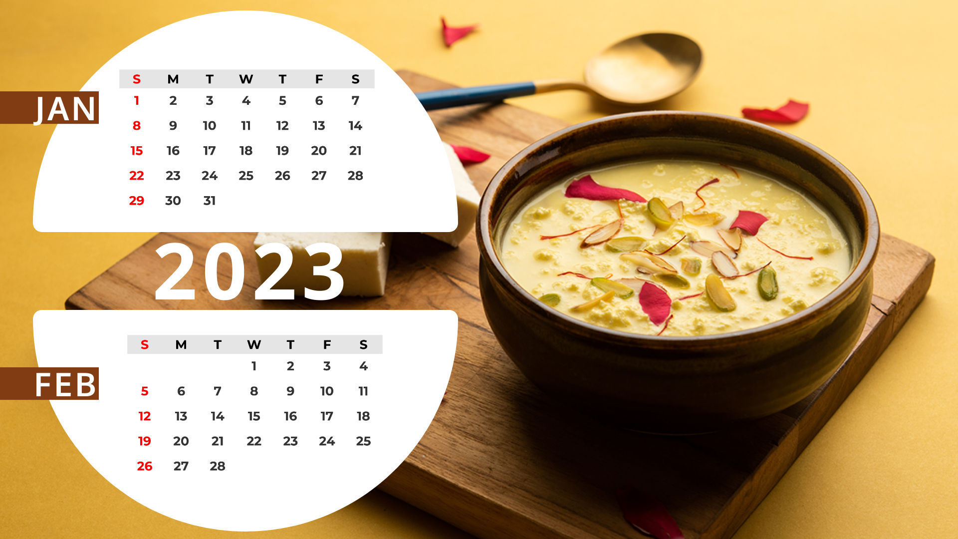 Food Calendar Template