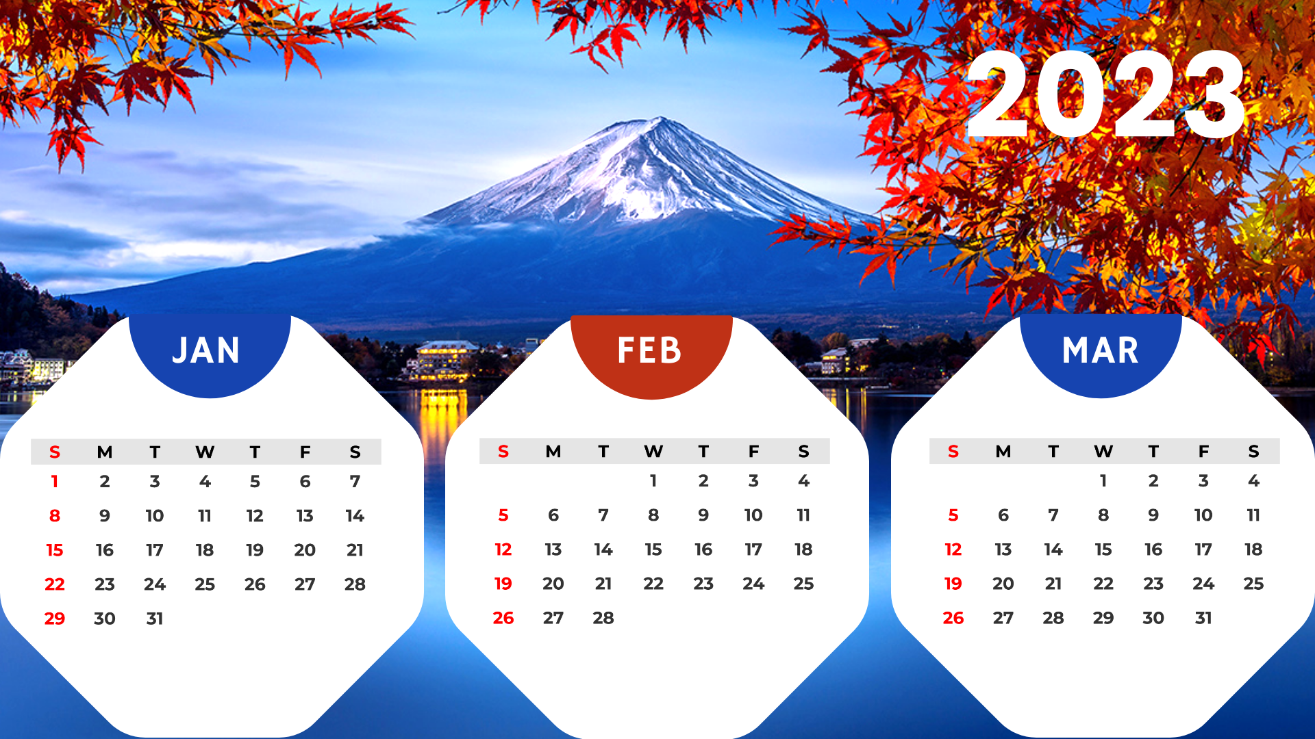 Nature Calendar Template