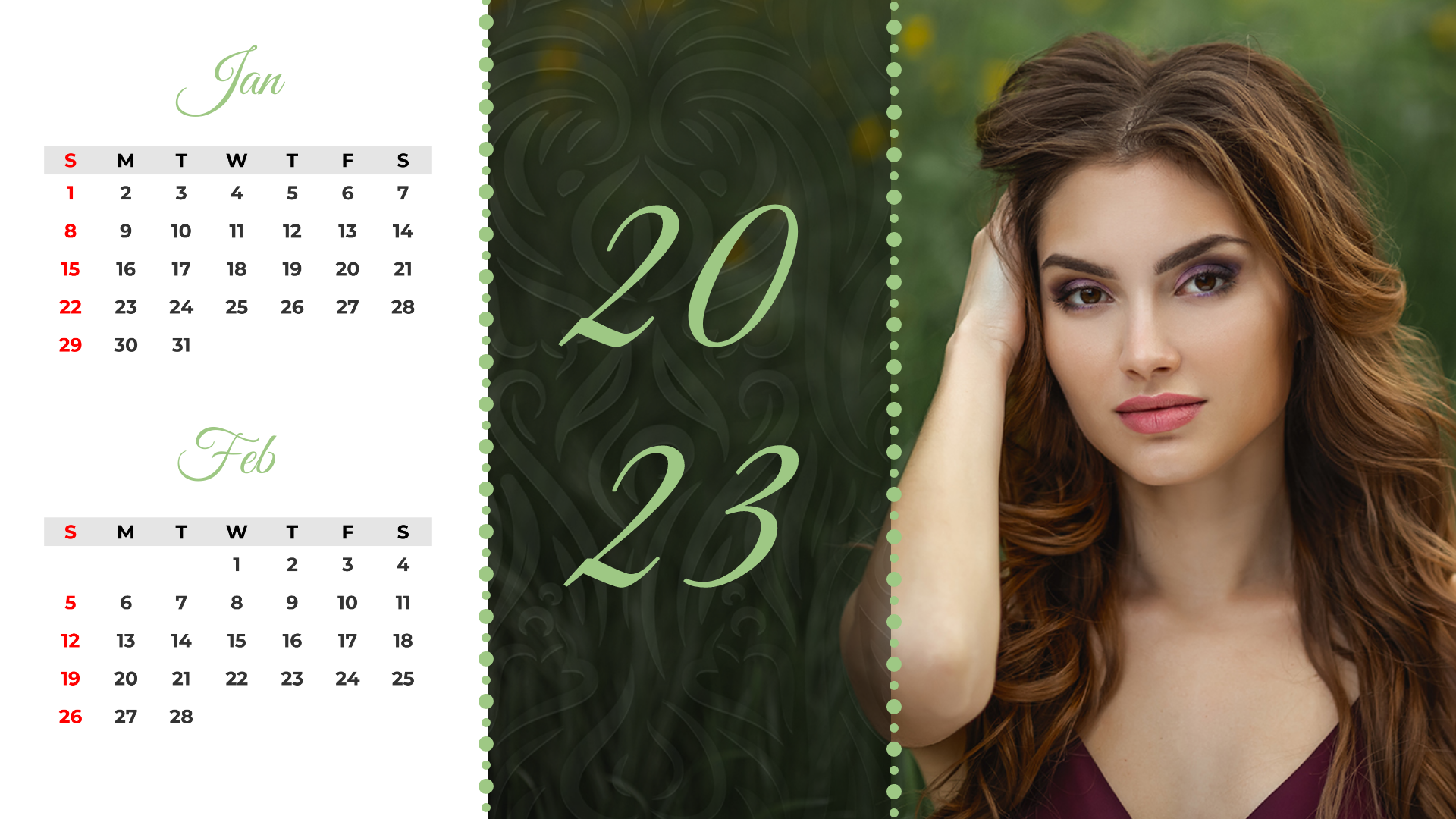 Fashion Calendar Template