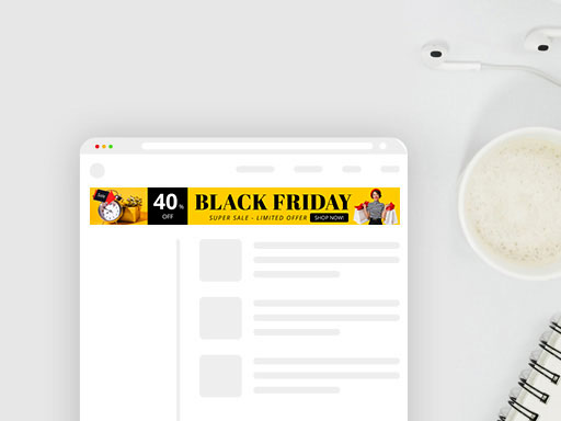 Black Friday Leaderboard Ad Templates-Leaderboard Ad-thumb