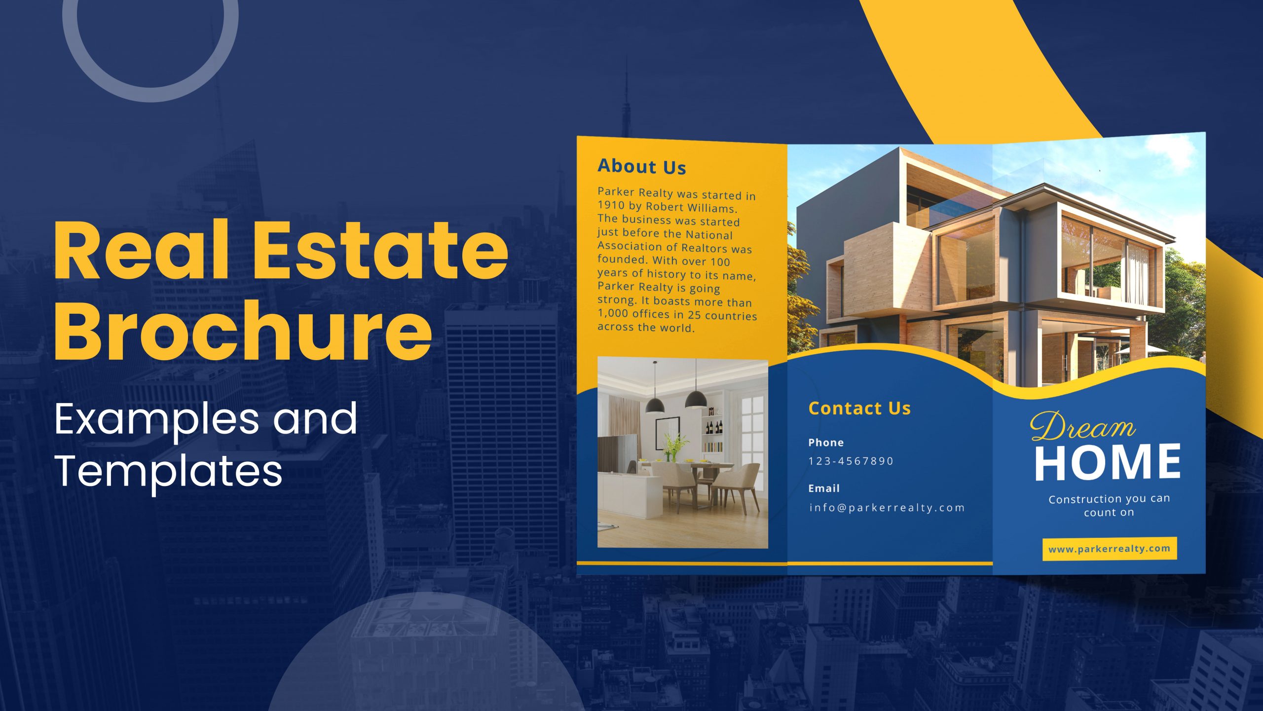 Real Estate Brochure Examples and Templates