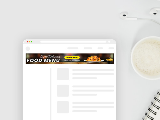 Food Leaderboard Ad Templates-Leaderboard Ad-thumb
