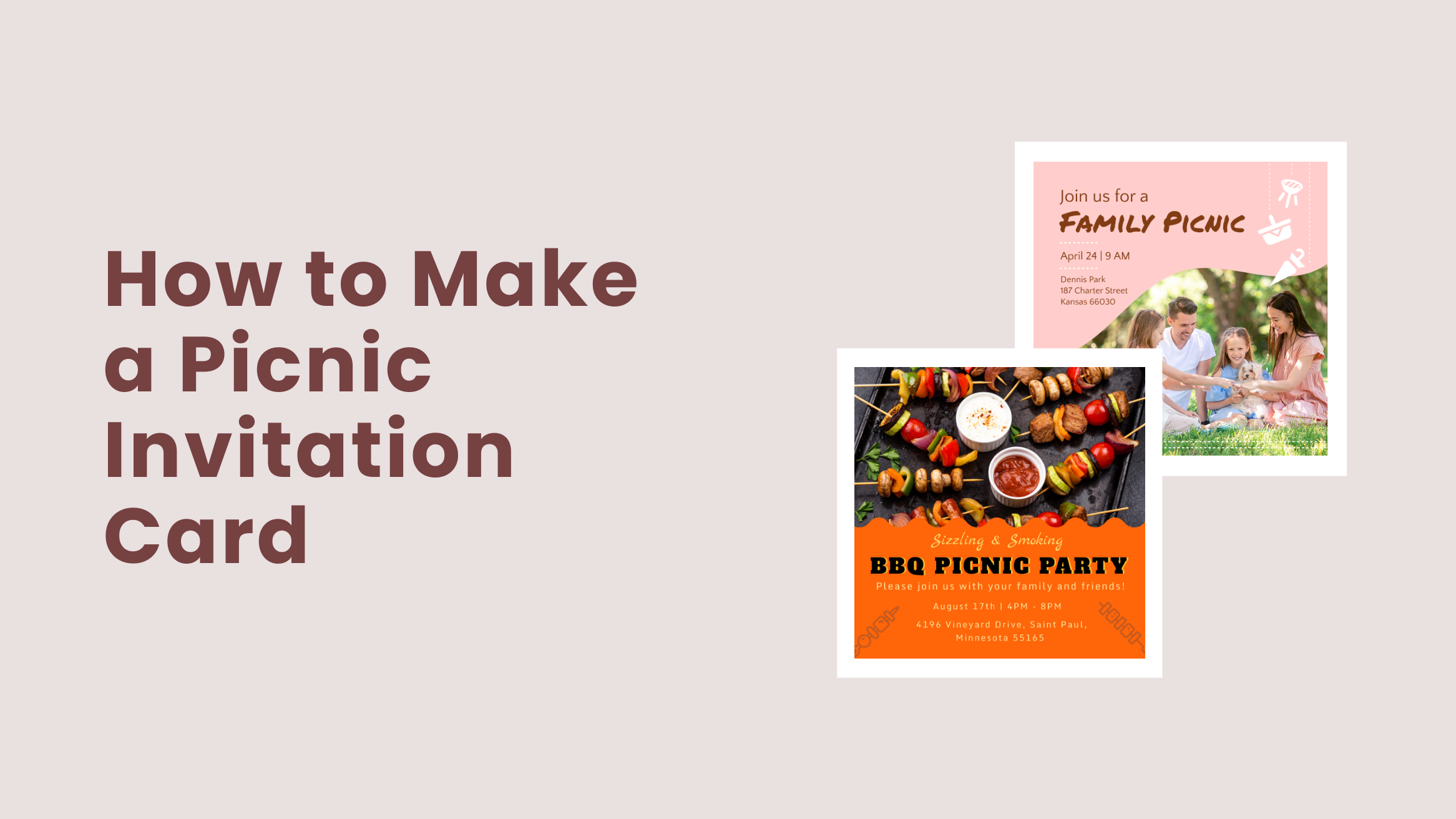 How to Make a Picnic Invitation Card