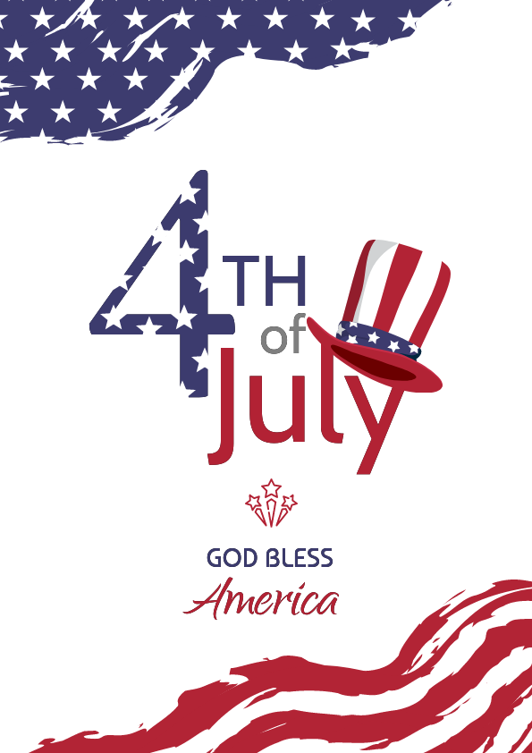 4th of July Poster Template