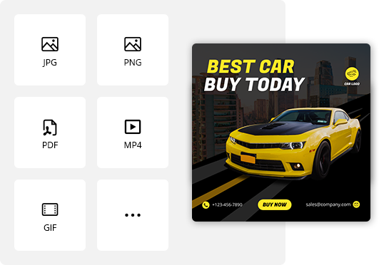 design for car sales brand