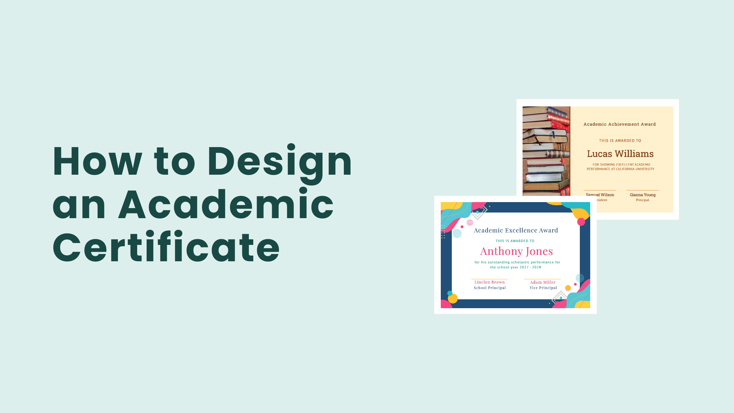 How to Design an Academic Certificate