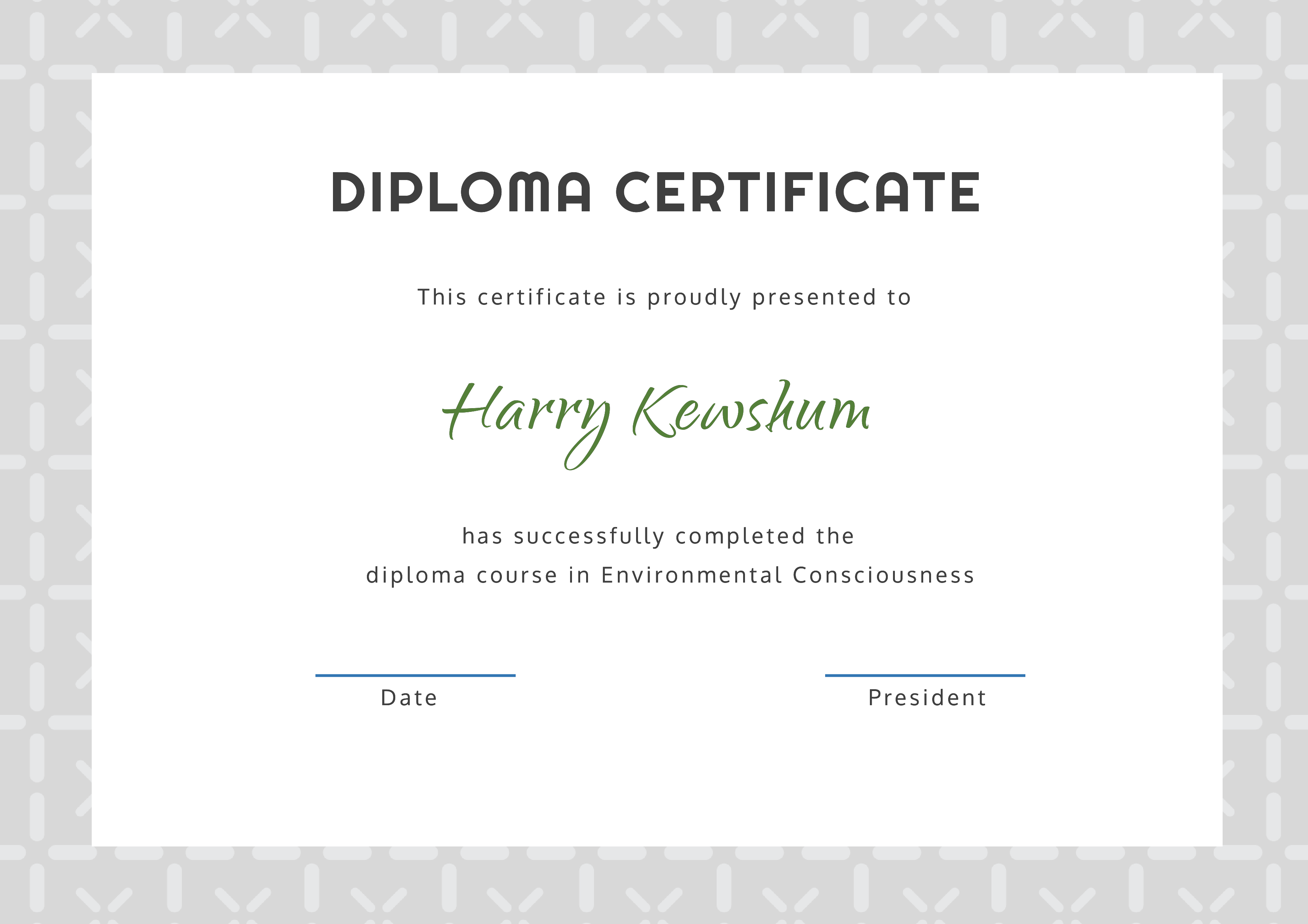 Certificate Template