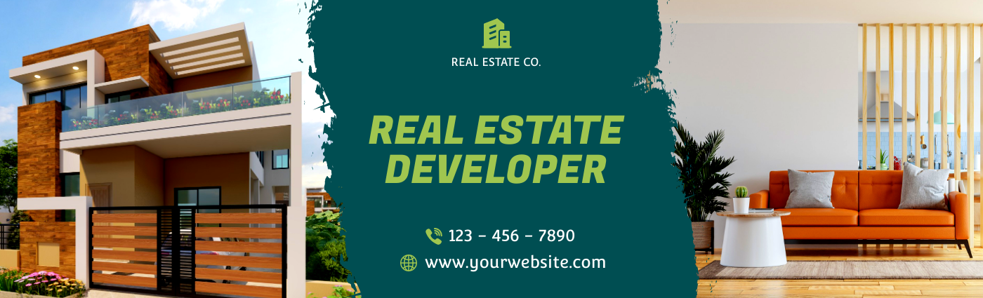 Real Estate LinkedIn Banner Template