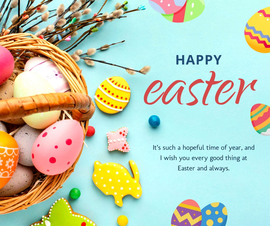 Easter Facebook Post Design before Customization