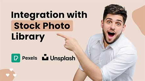 Integration with Stock Photo Library