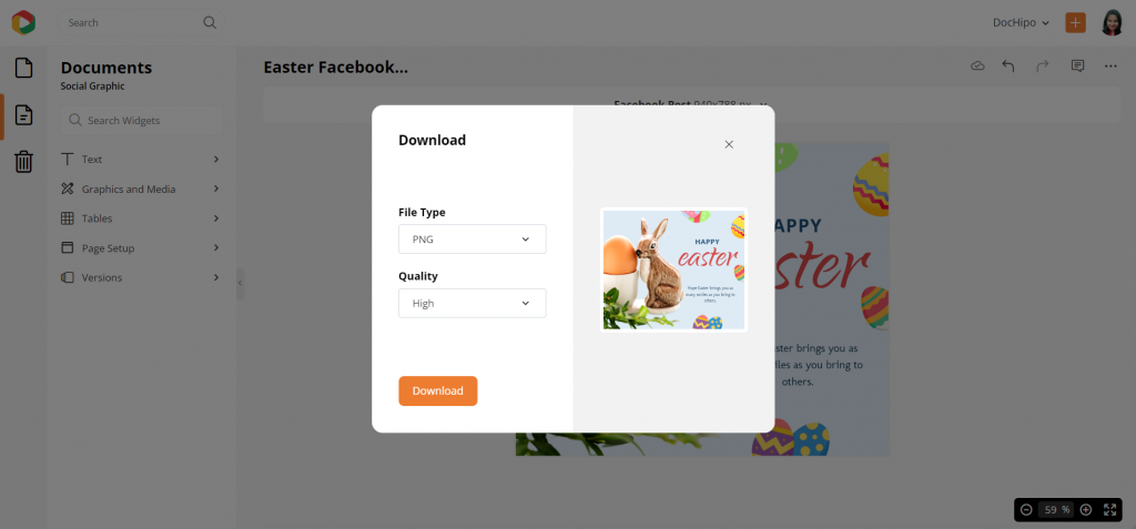 Download Easter Social Media Post Design