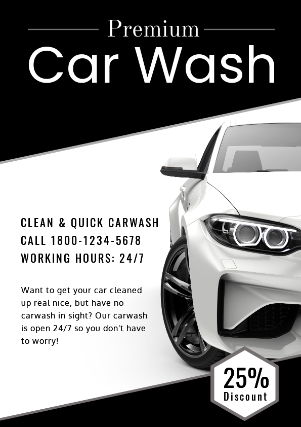 Car Wash Flyer Template