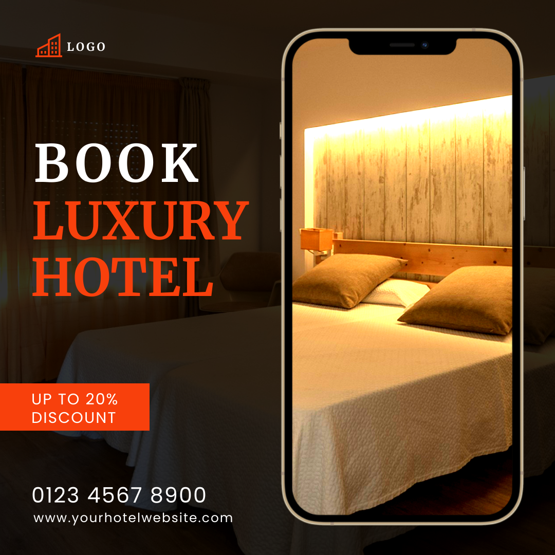 Hotel Instagram ad Template