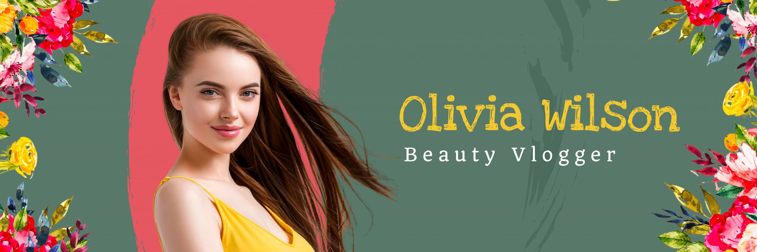 Beauty Twitter Header Template