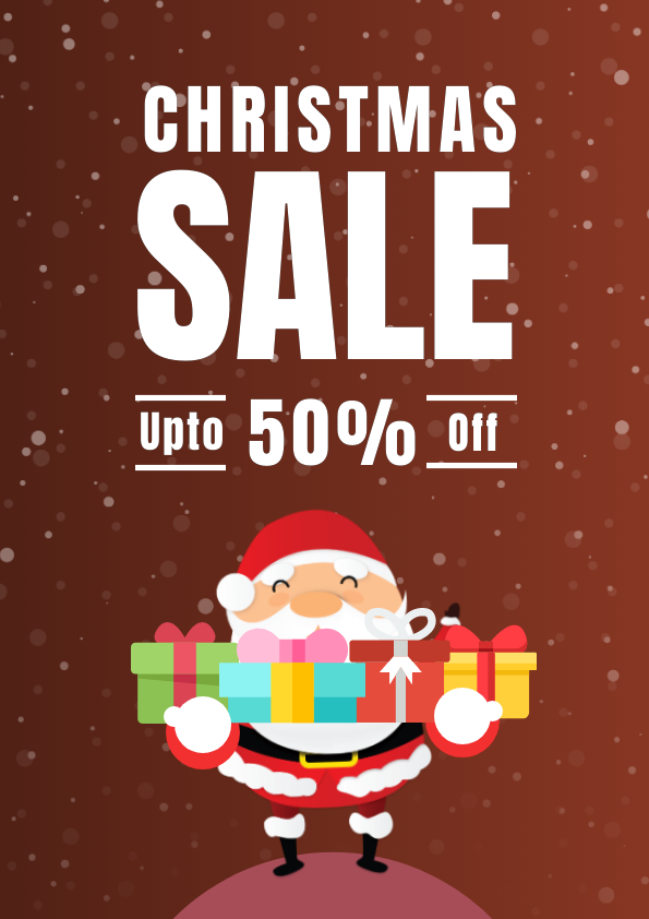 Christmas Sale Poster Template