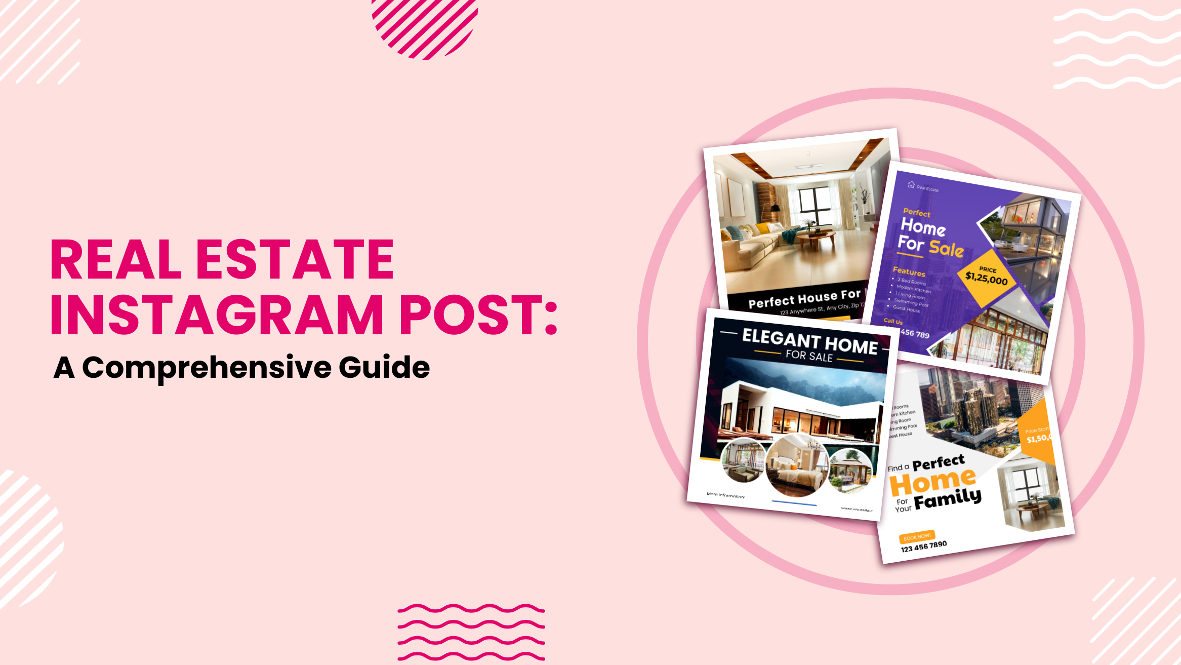 Mastering the art of Real Estate Instagram post- blog banner