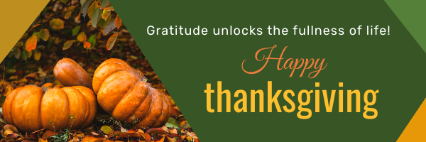 Thanksgiving Email Header Template