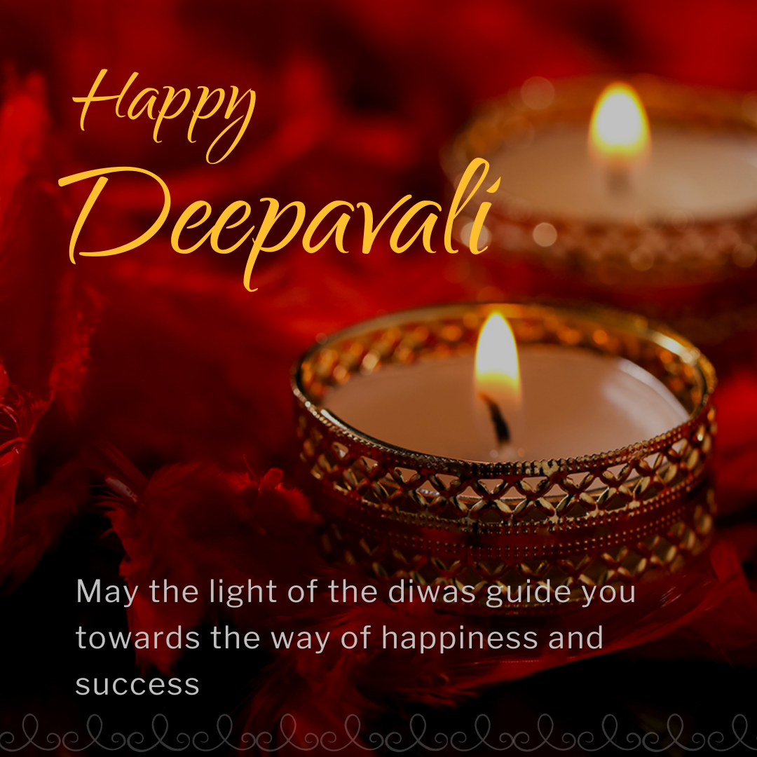 Diwali Instagram Post Template with Appropriate Fonts
