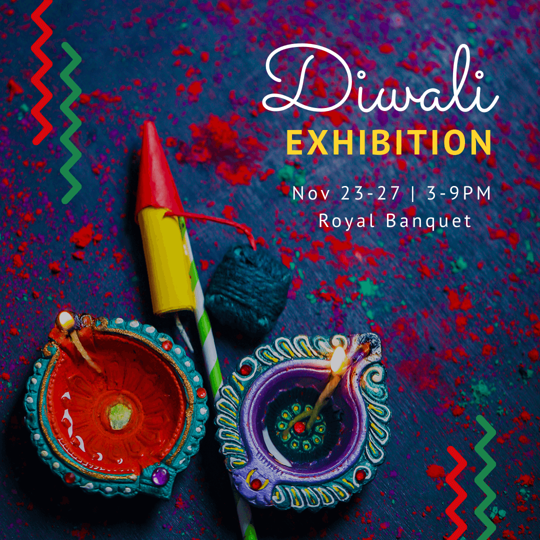 Diwali exhibition Instagram Post Template