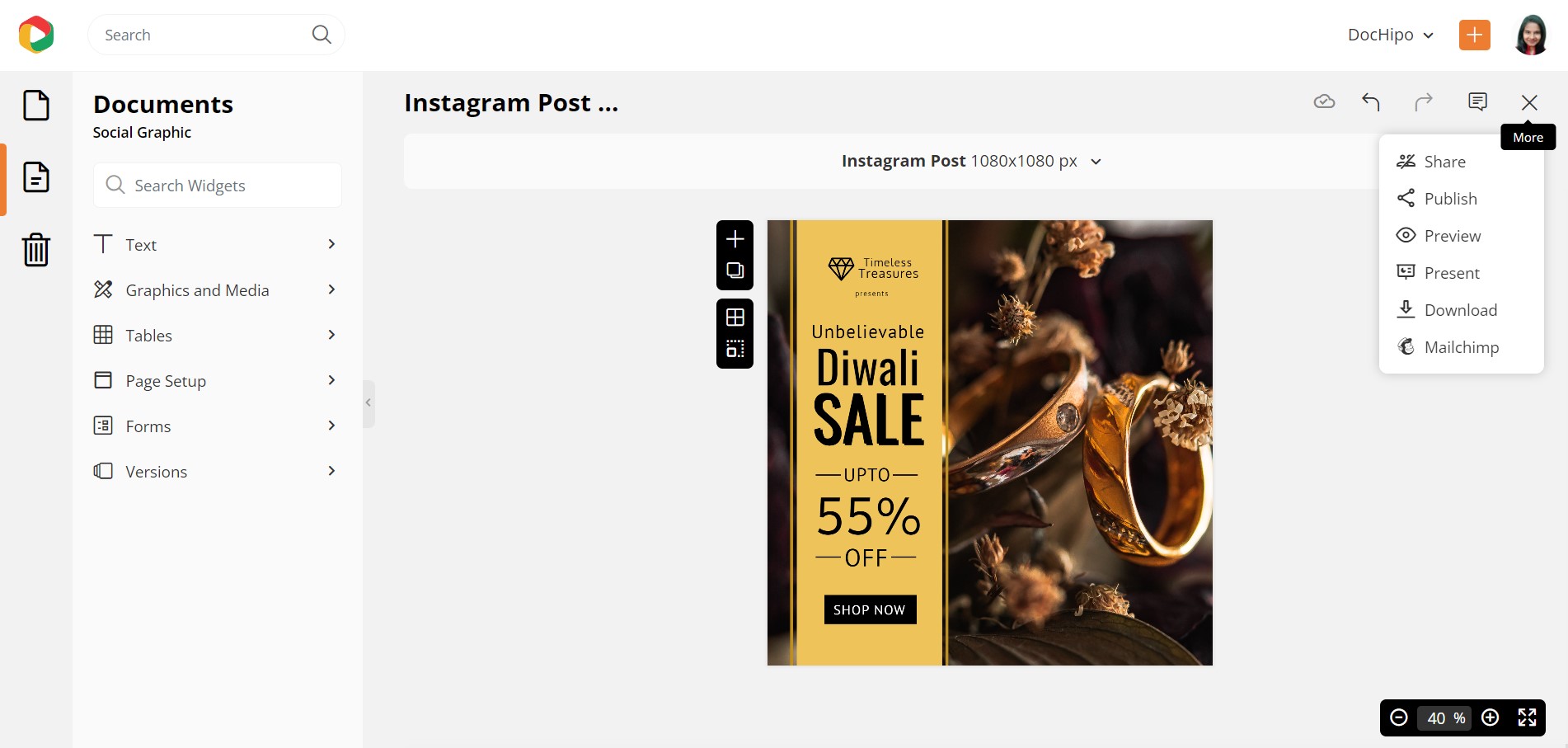 Download Diwali Instagram Post Design