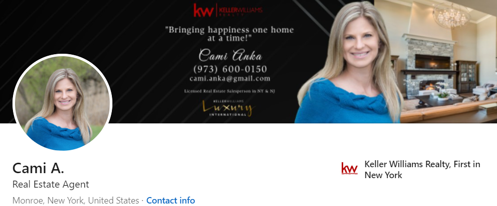 real estate LinkedIn banner example real estate LinkedIn banner example