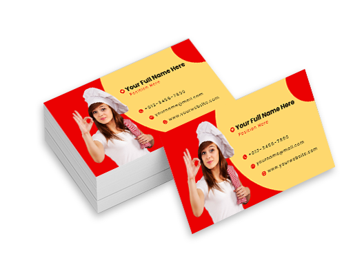 food-business-card-template