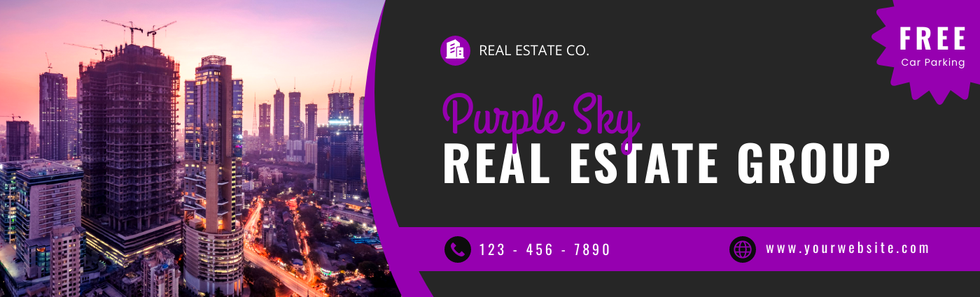 real estate LinkedIn banner template