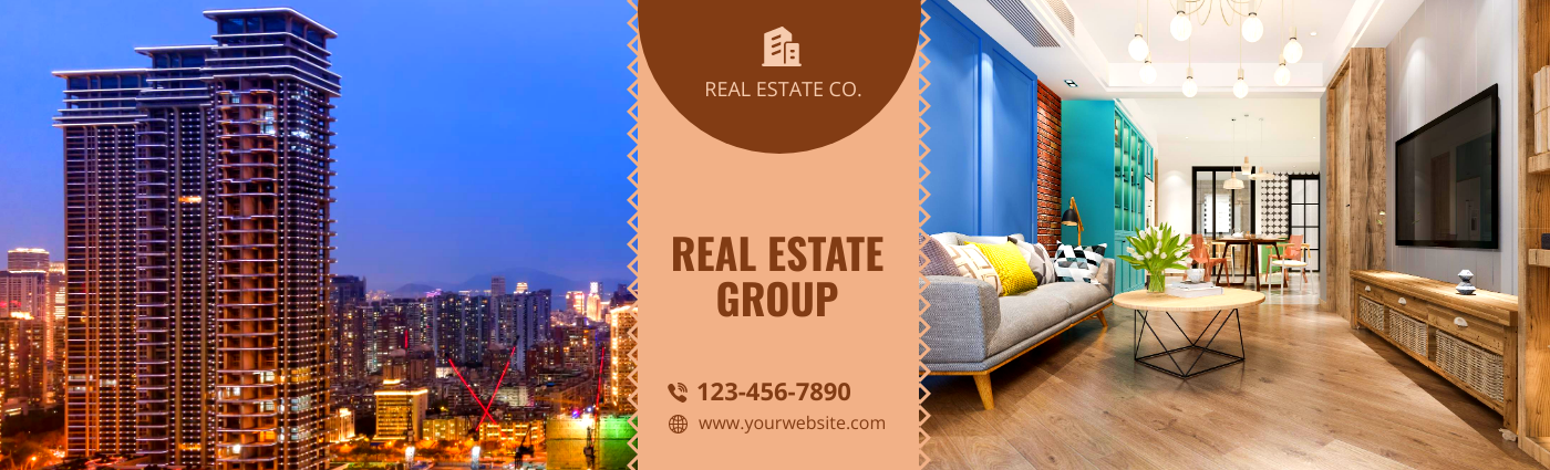 real estate LinkedIn banner template