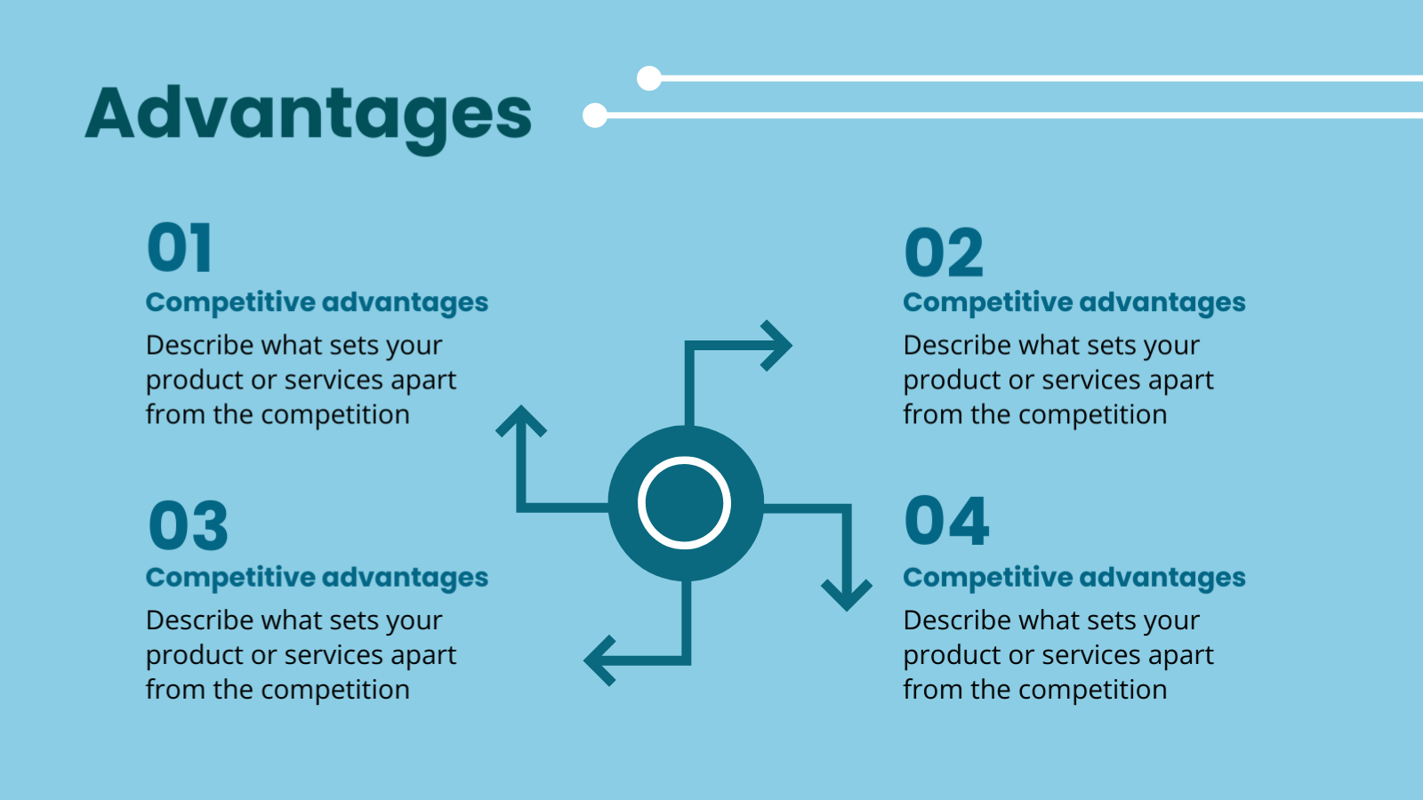 Pitch deck presentation template