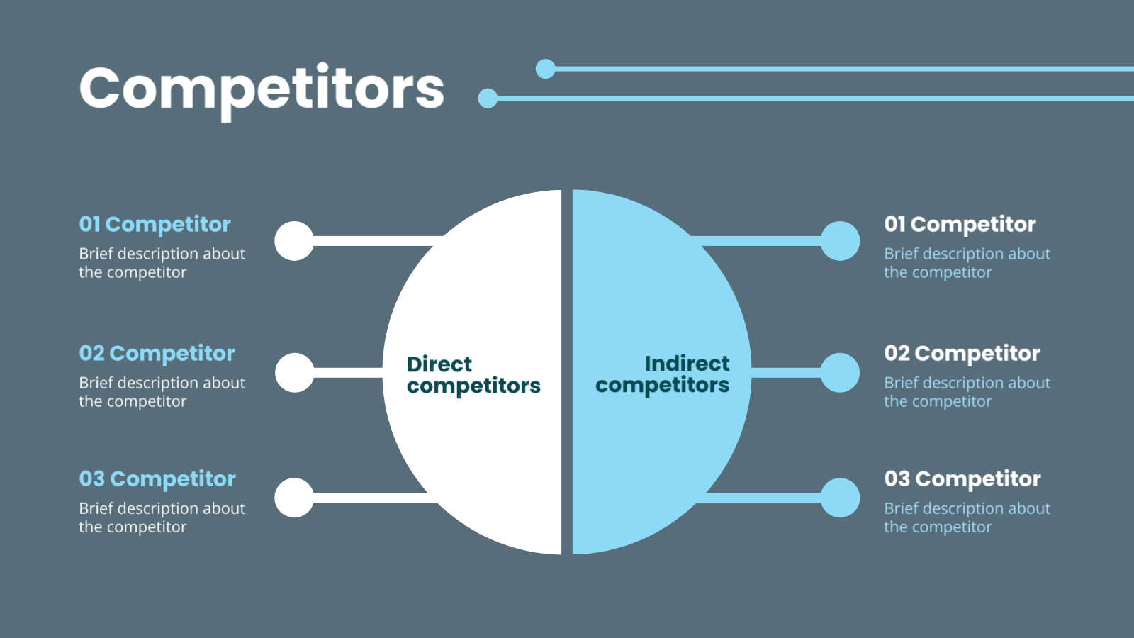 Pitch deck presentation template