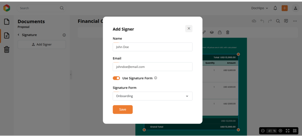 DocHipo proposal maker