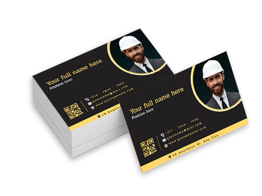 Construction Business Card Templates
