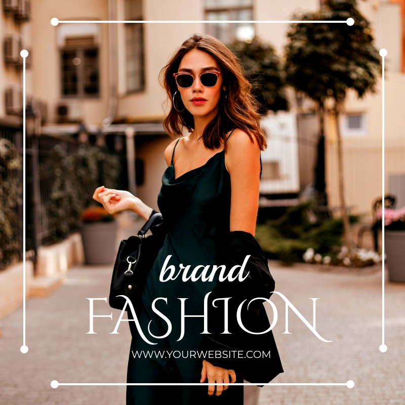 Fashion square post template