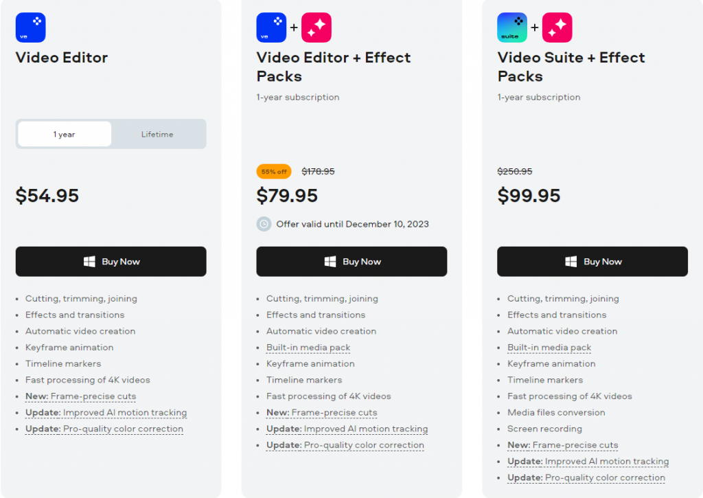 Movavi Pricing