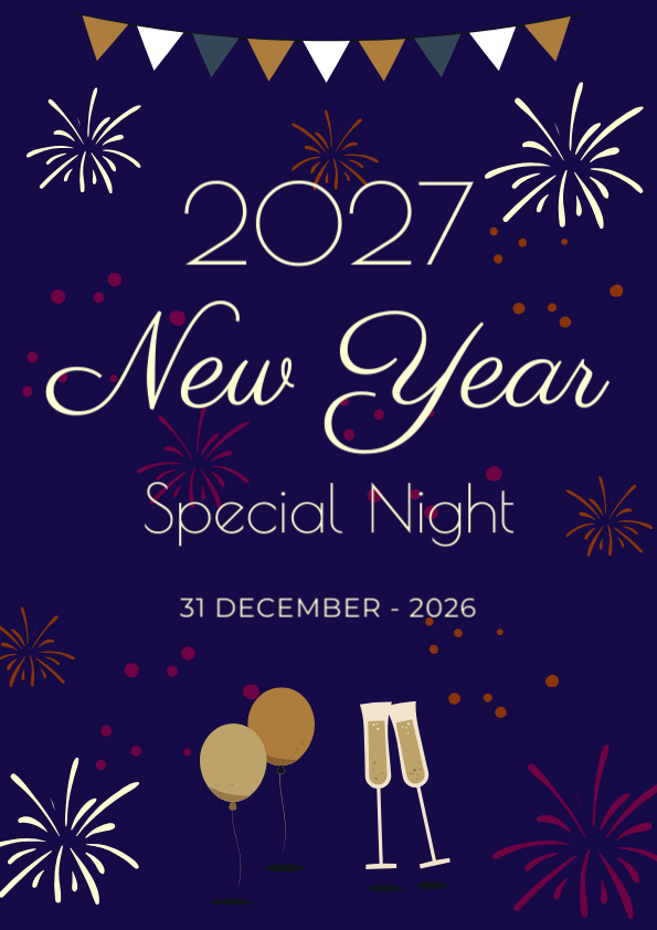 New Year Poster Template to Showcase Appropriate Fonts