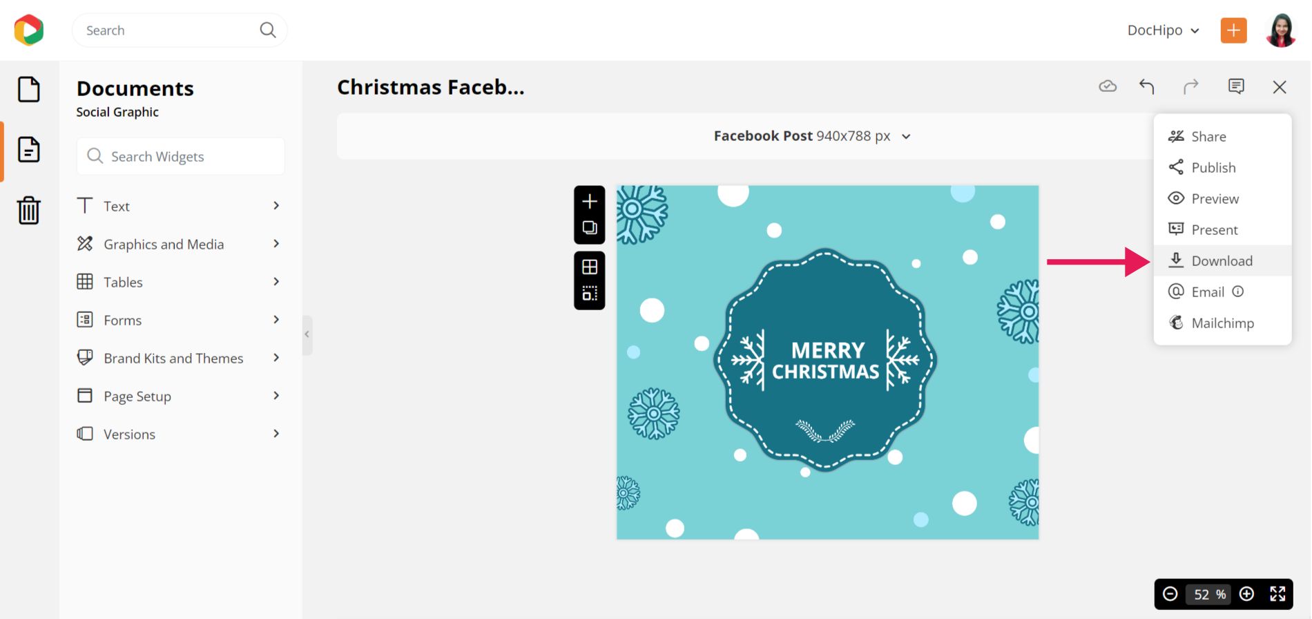 Download Christmas Facebook Post Design