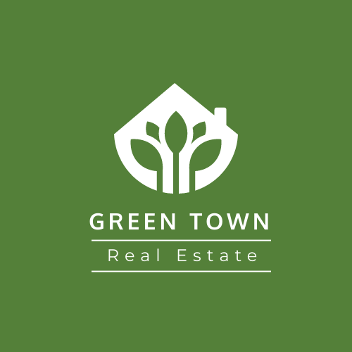 Real Estate logo with Geometric shapes