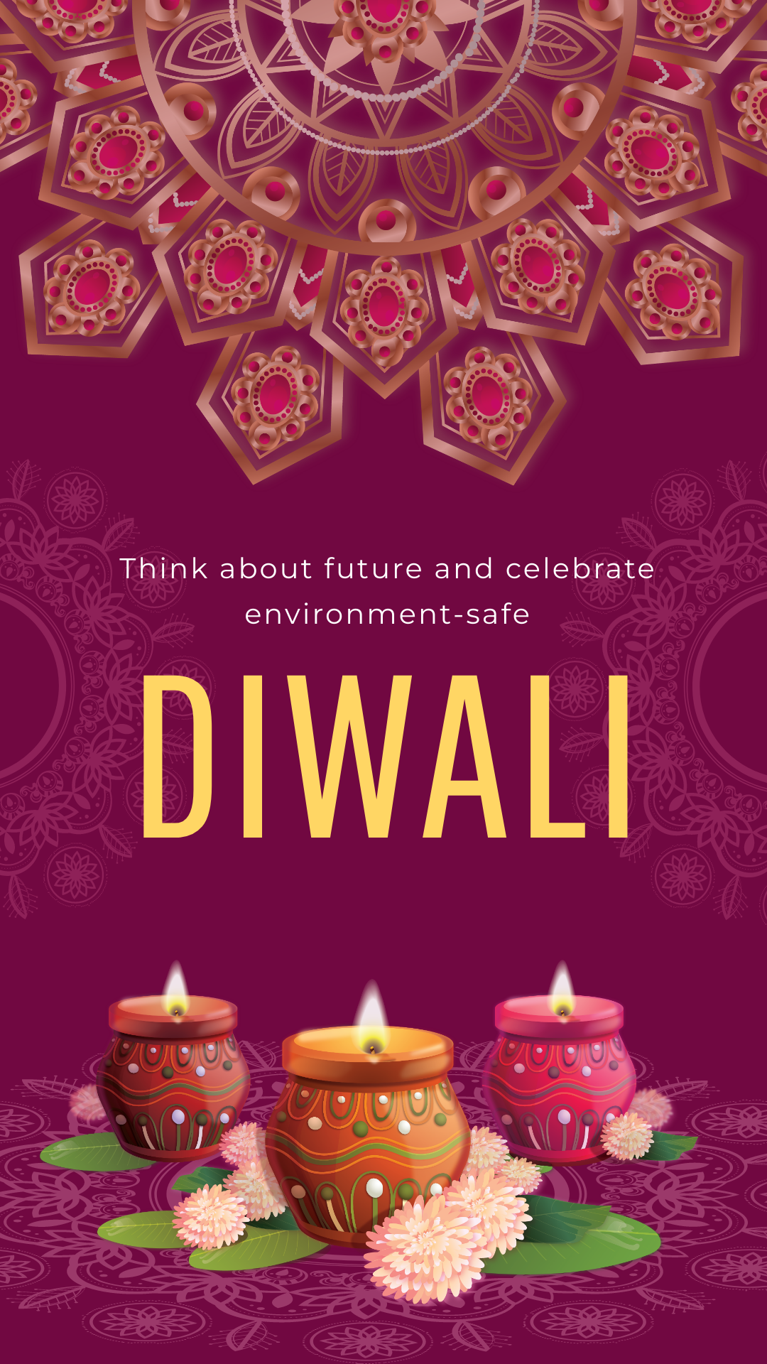 spiritual meaning of circle- diwali instagram story