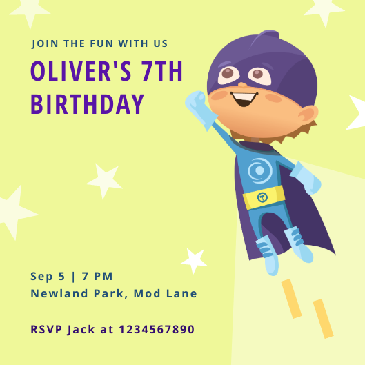 star emotional shapes and meanings-birthday invitation