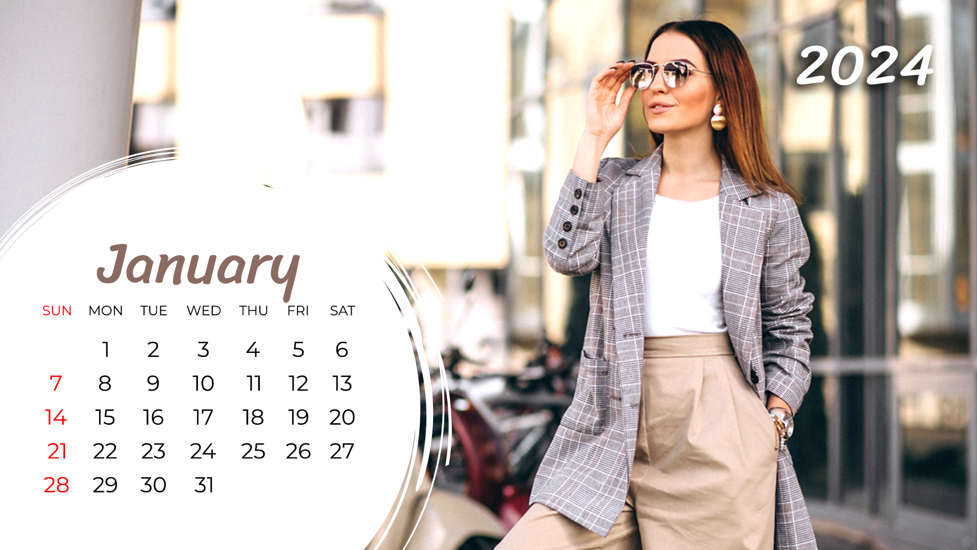 Classy Fashion Calendar Template