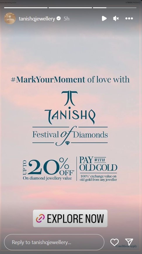 Tanishq Ig story ideas