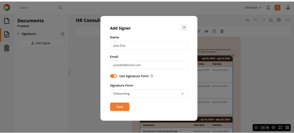 DocHipo Proposal maker