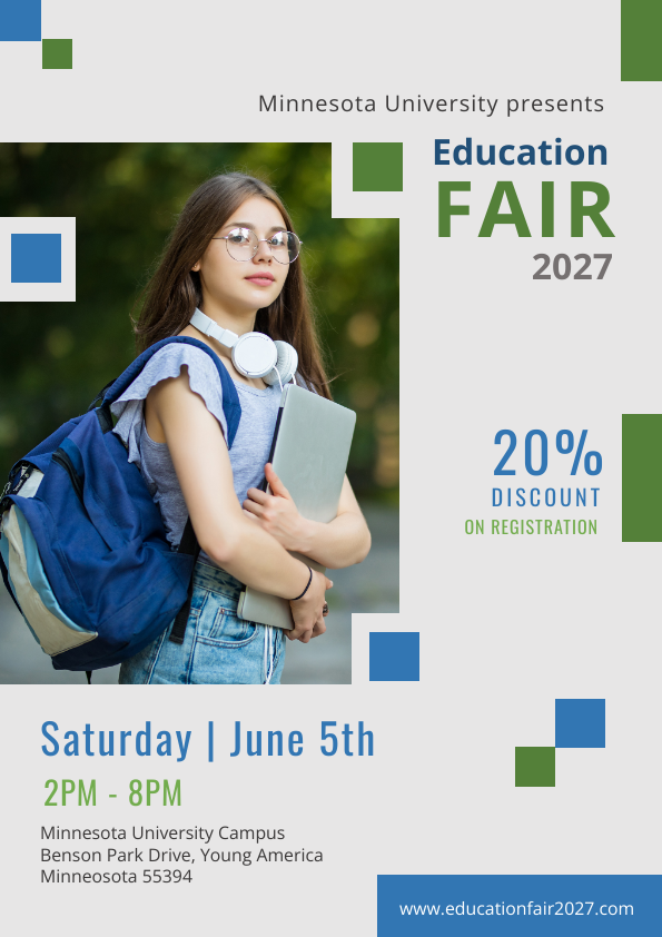 Education Flyer for Education Fair