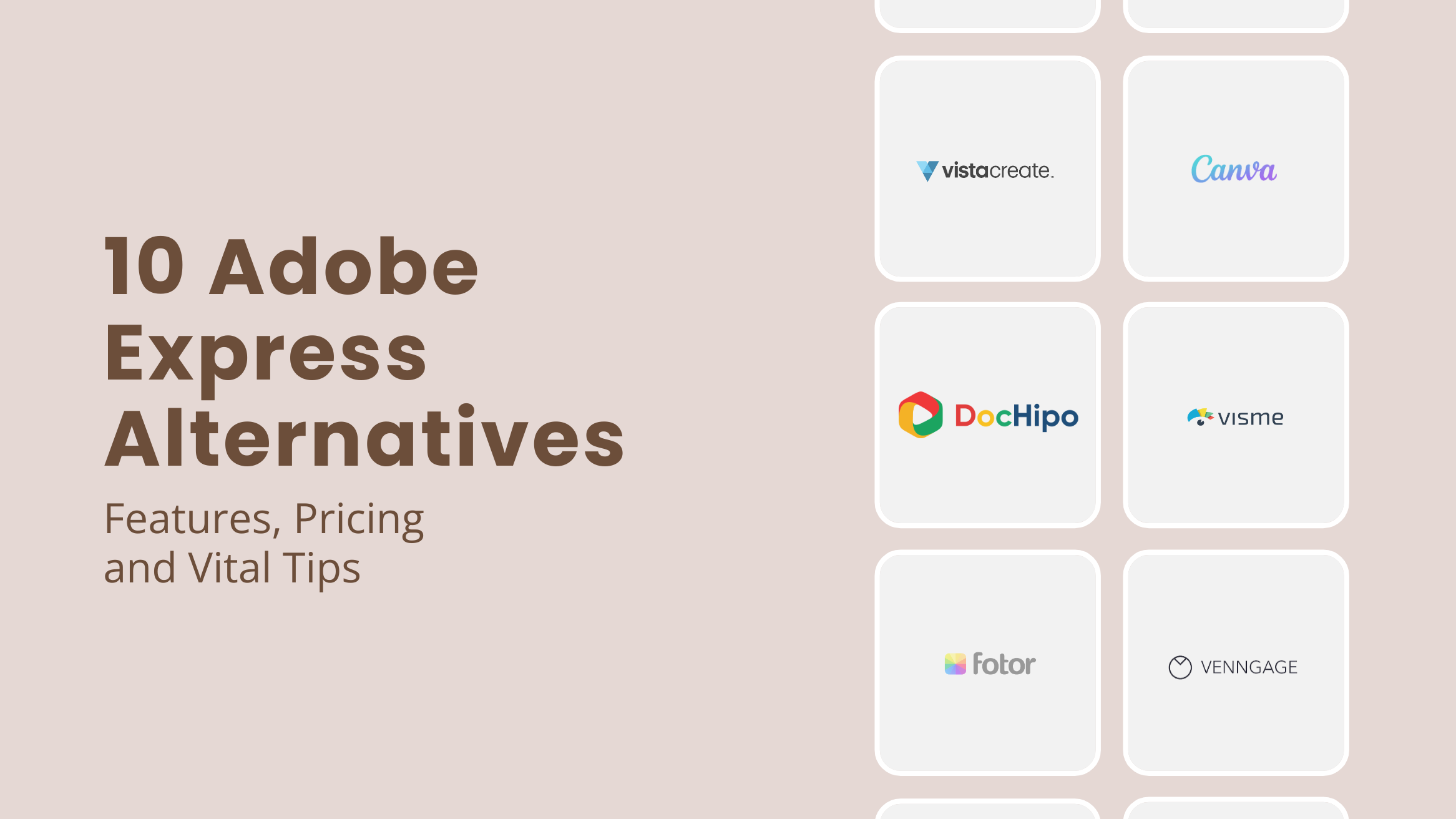 10 Adobe Express Alternatives- blog banner